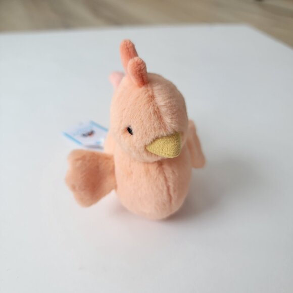 Jellycat Fluffy Chicken - perfect condition, Spring Plush Stuffed Animal, new - Picture 8 of 14